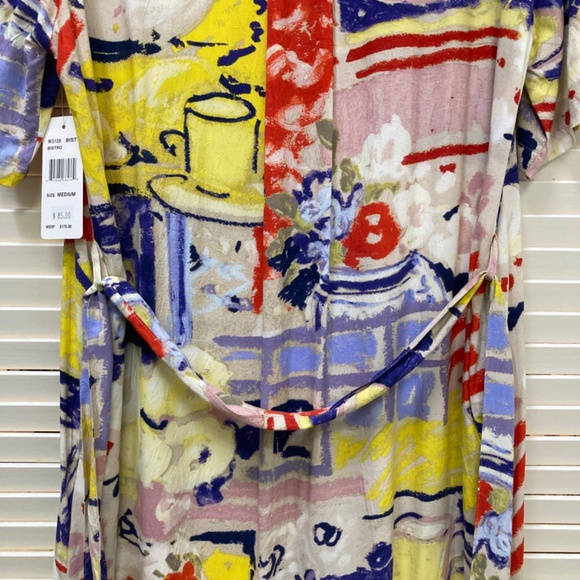 Jams World *Bistro* Rayon Button-Down Dress - Picture 5 of 10